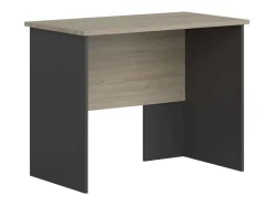 Mesa Industrial Nibis Carvalho Sonoma e Cinza Antracite 100 cm