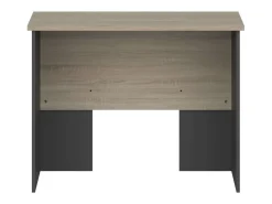 Mesa Industrial Nibis Carvalho Sonoma e Cinza Antracite 100 cm