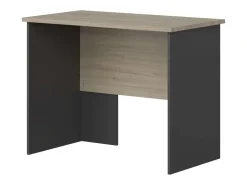 Mesa Industrial Nibis Carvalho Sonoma e Cinza Antracite 100 cm