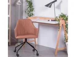 Mesa minimalista de madeira de carvalho - Pop - Branco