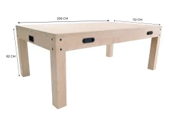Mesa Multijogos 7 em 1 | Bilhar, Pingue-Pongue Air Hockey Xadrez com Acessórios