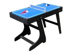 Mesa multi-jogos 4 em 1 para crianças - Matraquilhos, Bilhar, Ténis de mesa, Air-hockey