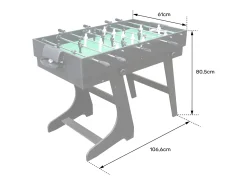 Mesa multi-jogos 4 em 1 para crianças - Matraquilhos, Bilhar, Ténis de mesa, Air-hockey