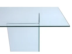 Mesa para refeições COLEDON - 8 lugares - Vidro temperado
