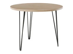 Mesa redonda MIKA Ø90 cm para cozinha, sala de estar, sala de jantar Carvalho Sonoma
