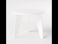 Mesa redonda ROSE Ø90 cm para cozinha, sala de estar, sala de jantar Cinza