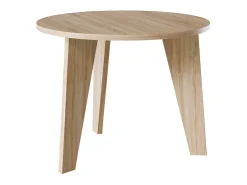 Mesa redonda ROSE Ø90 cm para cozinha, sala de estar, sala de jantar Carvalho Sonoma