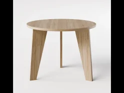 Mesa redonda ROSE Ø90 cm para cozinha, sala de estar, sala de jantar Carvalho Sonoma