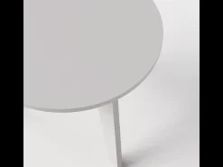 Mesa redonda ROSE Ø90 cm para cozinha, sala de estar, sala de jantar Cinza
