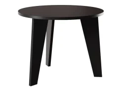 Mesa redonda ROSE Ø90 cm para cozinha, sala de estar, sala de jantar Preta