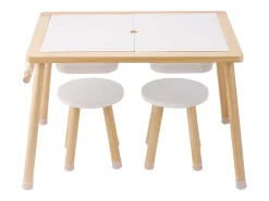 Mesa Sensorial, SucceBuy Conjunto de Mesa e Cadeira Sensorial para Crianças com 2