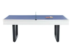 Mesa transformável bilhar e pingue-pongue branco e preto C213,4 - MELIAN