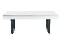 Mesa transformável bilhar e pingue-pongue branco e preto C213,4 - MELIAN