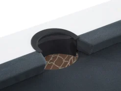 Mesa transformável bilhar e pingue-pongue branco e preto C213,4 - MELIAN