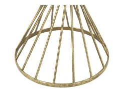 Mesa VKH591, Ouro, 35x35x70 cm, Kendra Home