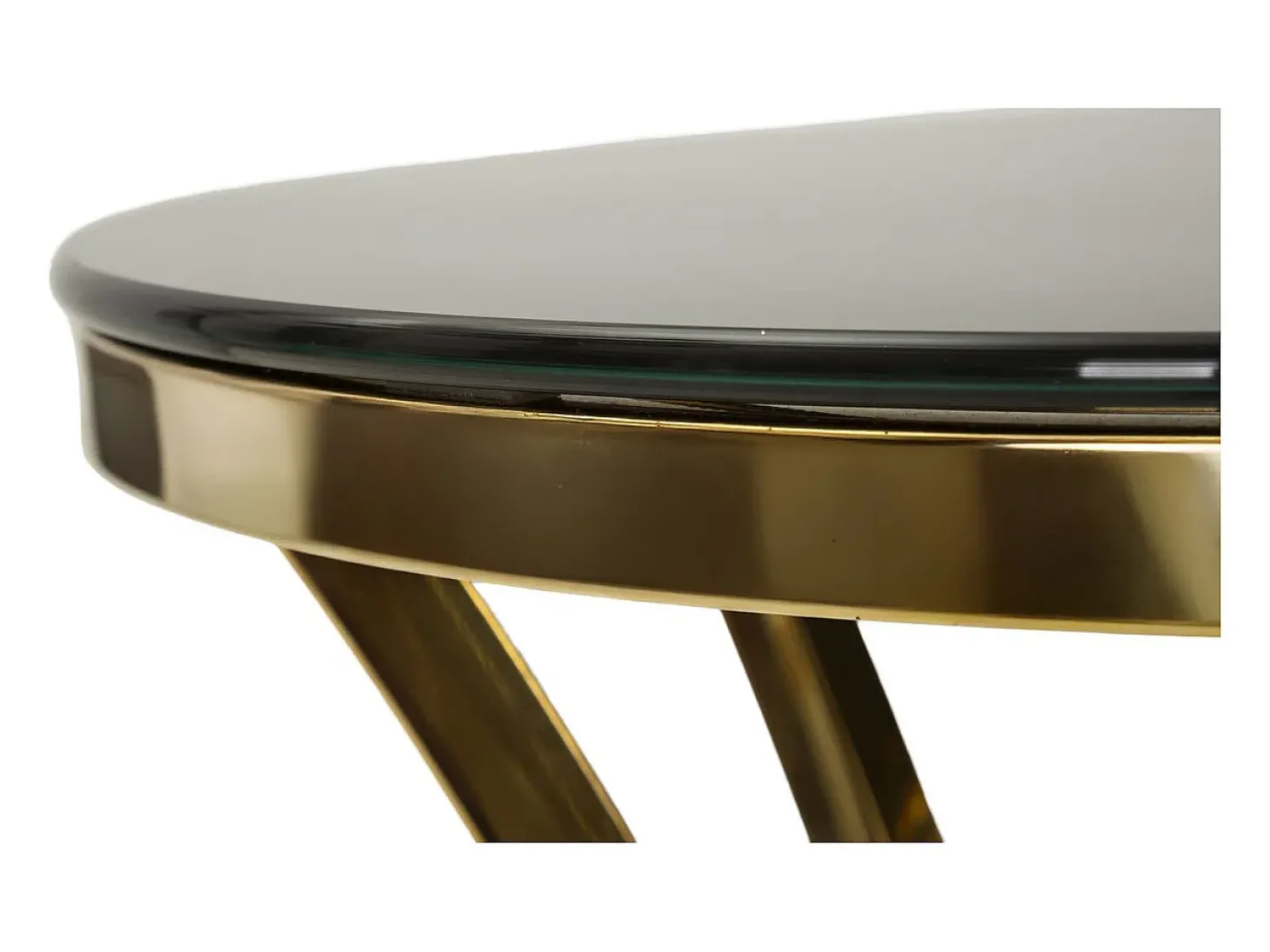 Mesa VKH880, Ouro, 40x40x81 cm, Kendra Home