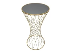 Mesa VKH586, Ouro, 50x50x100 cm, Kendra Home