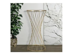 Mesa VKH586, Ouro, 50x50x100 cm, Kendra Home