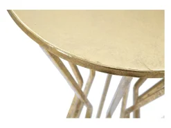Mesa VKH580, Ouro, 38x38x100 cm, Kendra Home