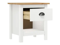 Mesas cabeceira Hill 2 pcs 46x35x49,5cm pinho maciço