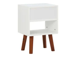 Mesas de cabeceira 2 pcs 40x30x57 cm madeira de acácia maciça