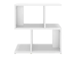 Mesas de cabeceira 2 pcs 50x30x51,5 cm derivados madeira branco