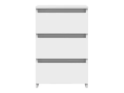 Mesas de cabeceira 2 pcs 40x35x62,5 cm derivados madeira branco