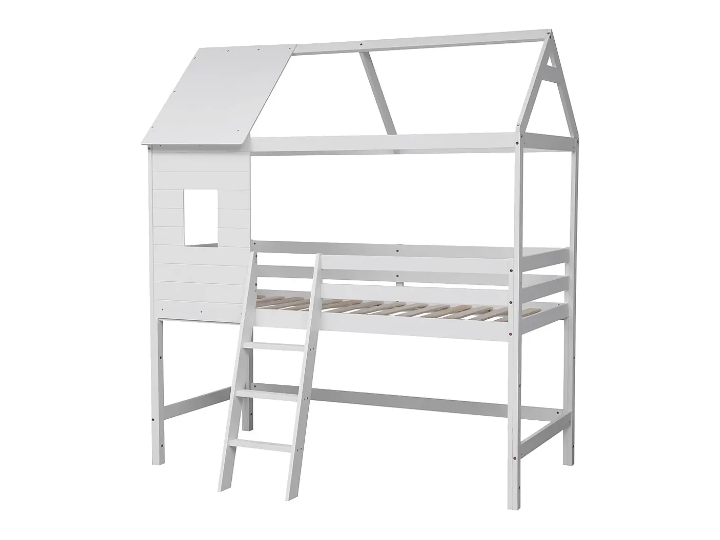 Mezzanine cama para crianças 190x90cm MARGOT branco