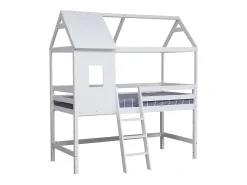 Mezzanine cama para crianças 190x90cm MARGOT branco