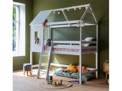 Mezzanine cama para crianças 190x90cm MARGOT branco