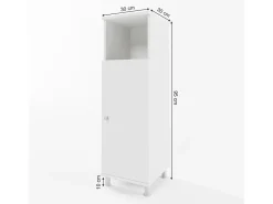 Midischrank branco 30x30x95 fynn