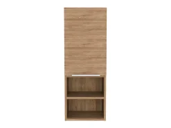 Mila Armário de parede para casa de banho, com prateleiras , 81.71 cm X 29.99 cm X 25.50 cm , Bege
