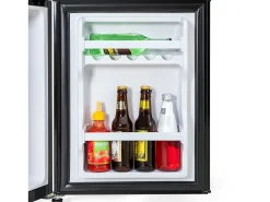 Mini Frigorífico - Congelador 22L + Frigorífico 38L - 42x45,5x86,8cm - 172 kWh/ano, Luz LED - Classe F - Preto