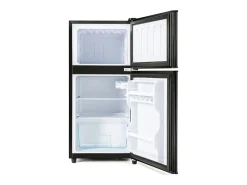 Mini Frigorífico - Congelador 22L + Frigorífico 38L - 42x45,5x86,8cm - 172 kWh/ano, Luz LED - Classe F - Preto