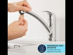 Misturador de Lavatório GROHE Start Cromado 140° Termostático