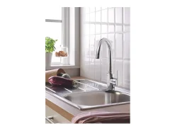 Misturador de Pia GROHE Feel Quickfix Cromado com Termostato e Bico Alto