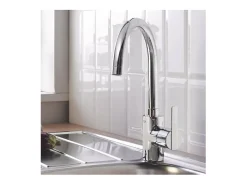 Misturador de Pia GROHE Feel Quickfix Cromado com Termostato e Bico Alto