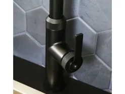 Misturadora de lavatório Architek preto mate Essebagno