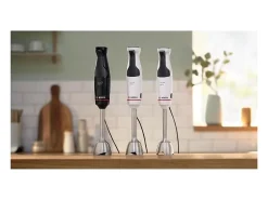Mixer Mergulhador Bosch ErgoMaster Série 4 1000W com 4 Lâminas QuattroBlade, Tigela Misturadora e Mini Picador