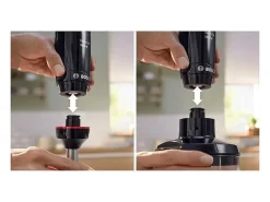 Mixer Mergulhador Bosch ErgoMaster Série 4 1000W com 4 Lâminas QuattroBlade, Tigela Misturadora e Mini Picador