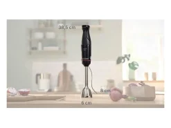 Mixer Mergulhador Bosch ErgoMaster Série 4 1000W com 4 Lâminas QuattroBlade, Tigela Misturadora e Mini Picador
