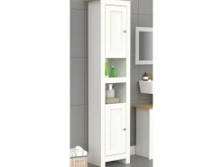 Mobiliário de casa de banho armário alto Balusa Branco A. 180 x L. 42 x P. 30 cm