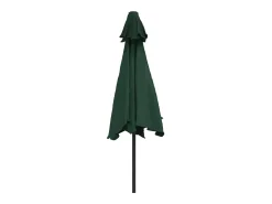 Mobiliário de jardim com guarda-sol de braço articulado verde de 3 m 02_0008601