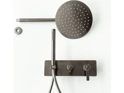 Molette Coluna de duche encastrável mecânica em aço inoxidável Essebagno