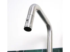 Molette Misturadora de lavatório com chuveiro de mão extraível em aço inoxidável Essebagno