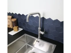 Molette Misturadora de lava-loiça em aço inoxidável Essebagno