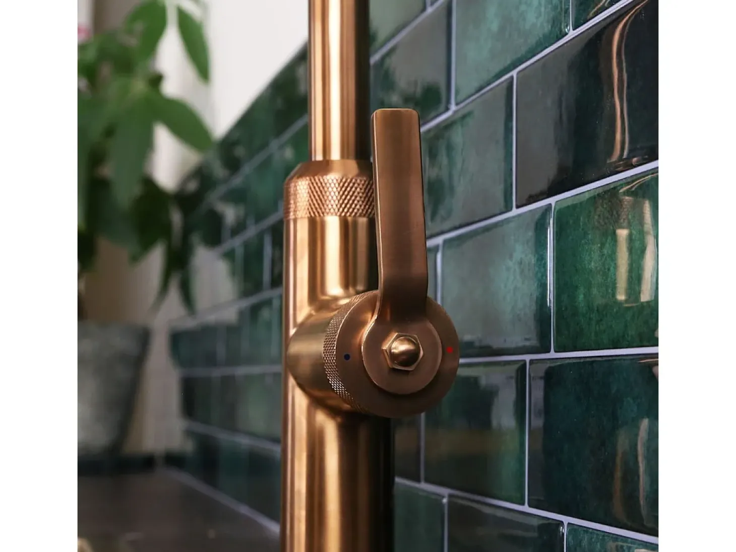 Molette Spültischmischer em cobre escovado Essebagno
