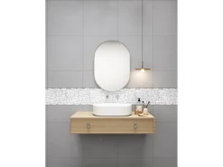 Mosaico POESY de chão e parede mármore creme 1 m² pedra natural