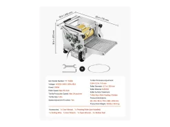 Máquina Automática para Tortillas SucceBuy, de Milho, Diâmetro 14 cm, para Restaurantes Caseiros, Food Trucks, Restaurantes e Cafés