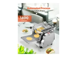 Máquina Automática para Tortillas SucceBuy, de Milho, Diâmetro 14 cm, para Restaurantes Caseiros, Food Trucks, Restaurantes e Cafés